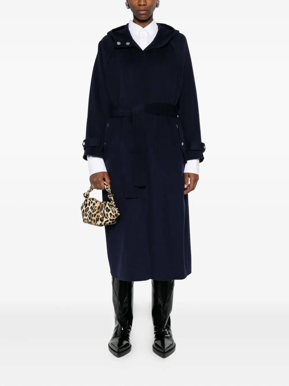 PINKO hooded coat | Single Breasted Coats | Image 2