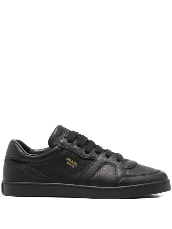 Prada Bassa Lane Sneakers in Black