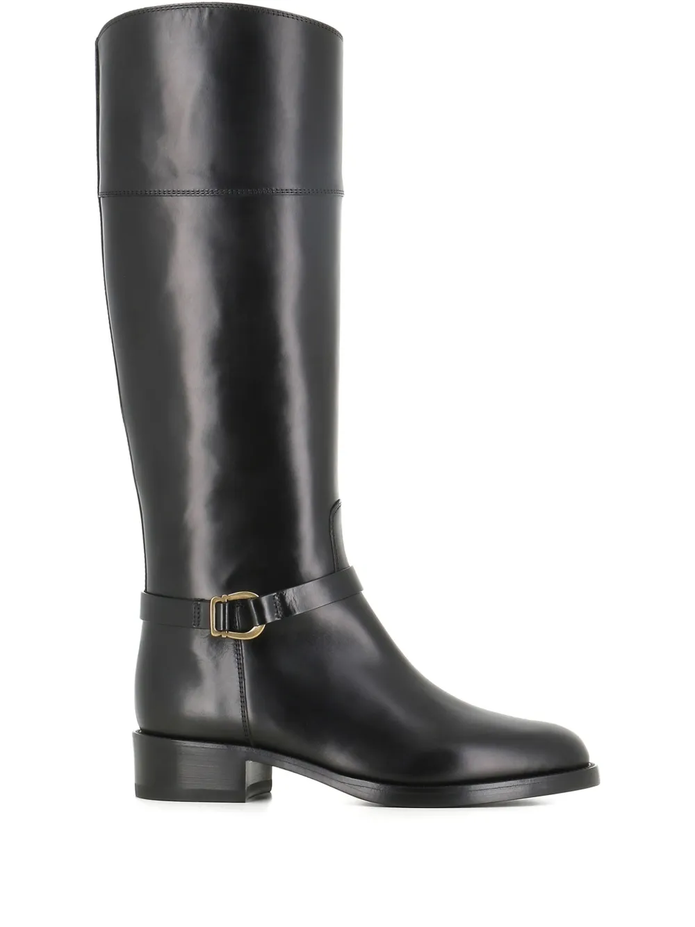 Sartore 40mm buckle-strap leather boots Black