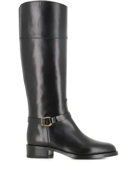 Sartore 40mm buckle-strap leather boots