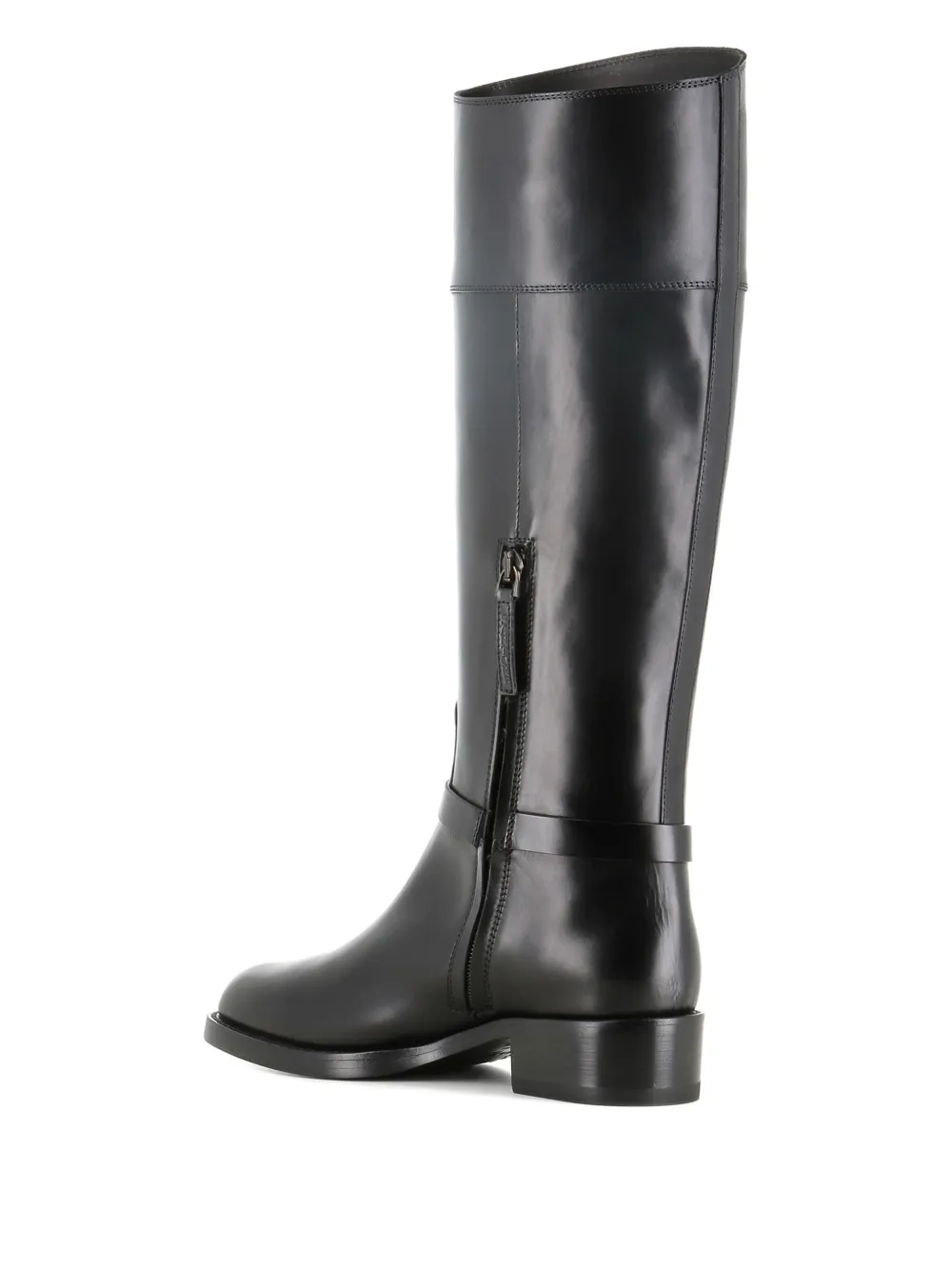 Sartore 40mm buckle-strap leather boots Black