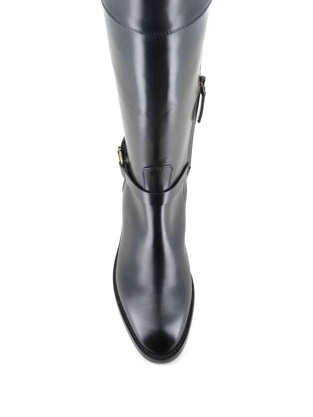 Sartore 40mm buckle-strap leather boots Black