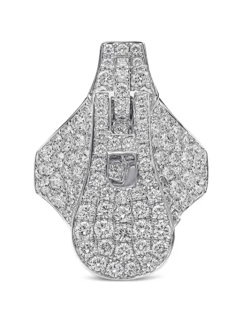 Yoko London 18K white gold Zyyp diamond ring