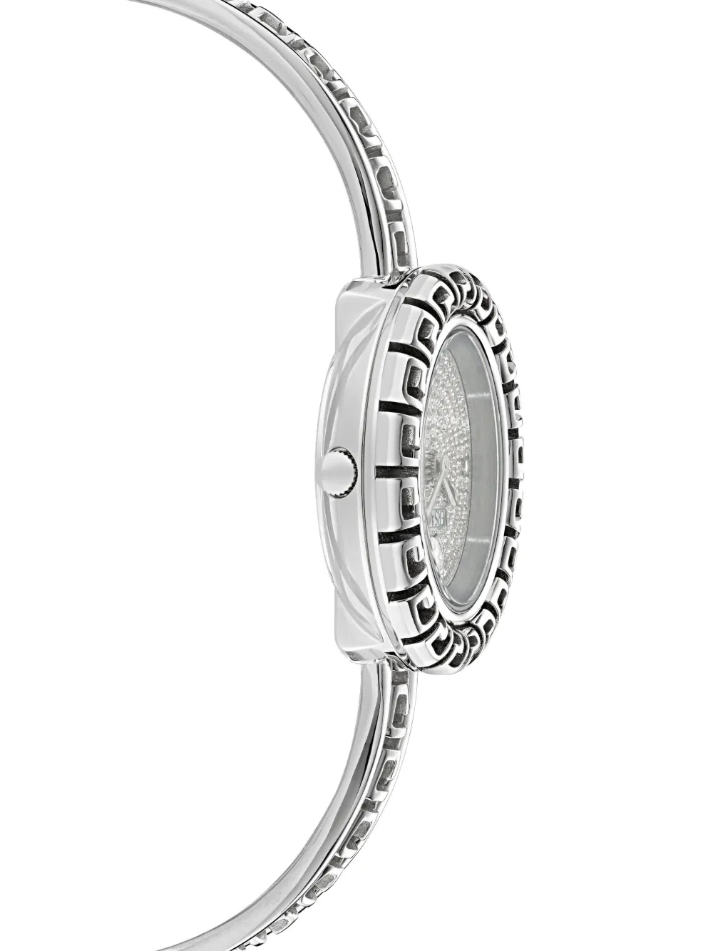  Versace Reloj La Greca De 28 Mm - Plateado 
