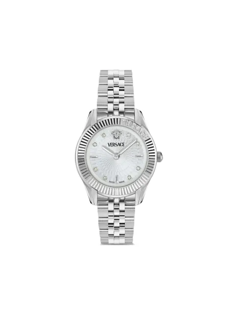Versace reloj Greca con diamante de 30mm
