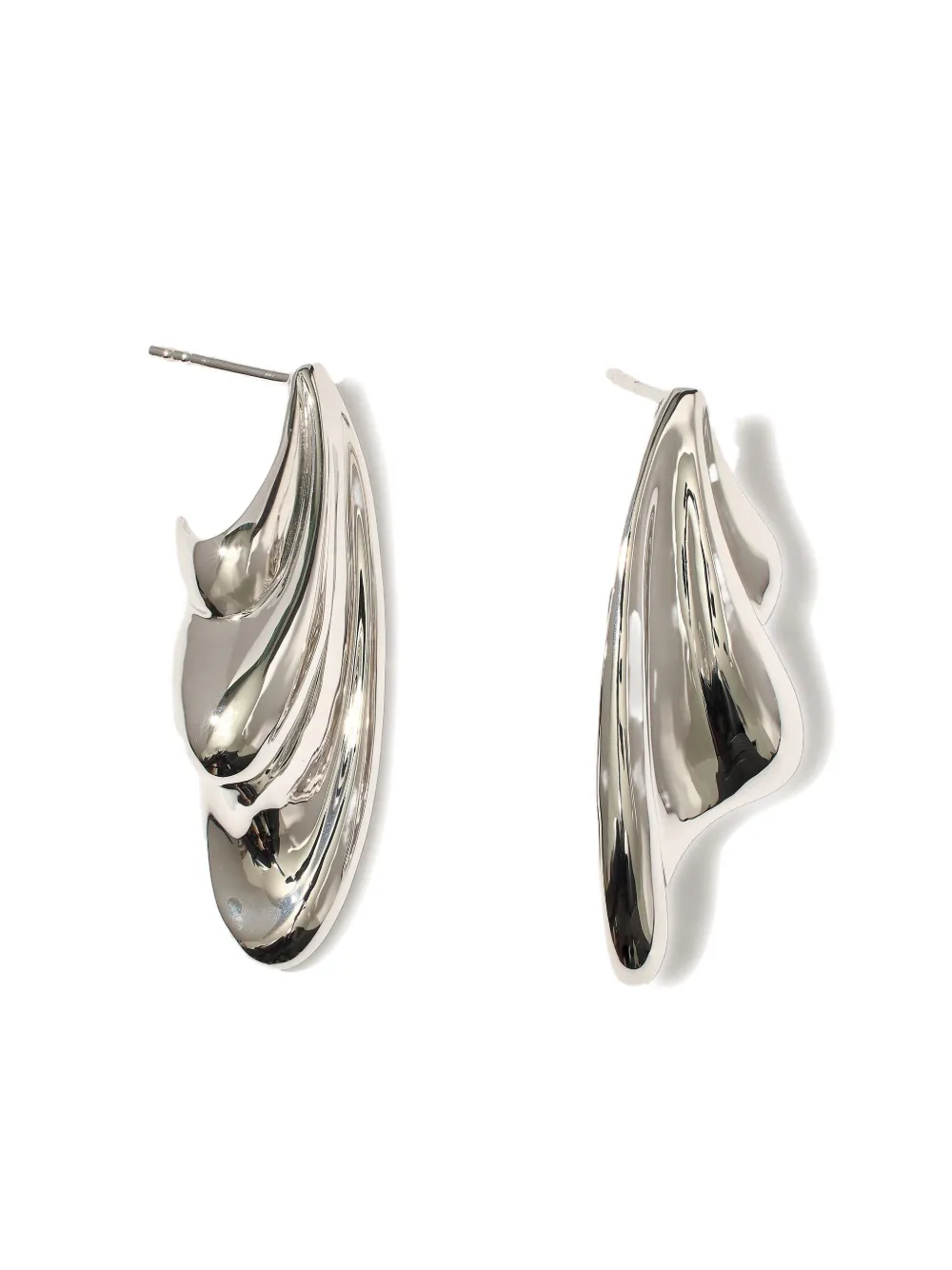 Otiumberg aretes Statement Wave | plateado | Image 1