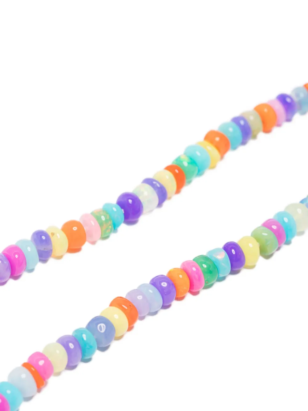 Jia Jia Jumbo Rainbow Beaded Necklace In Blue