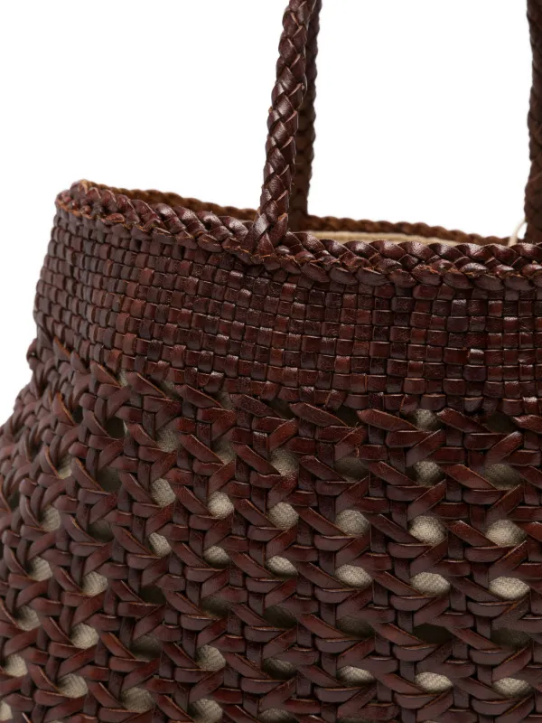 DRAGON DIFFUSION Santa Cano Interwoven Tote Bag | Brown | FARFETCH