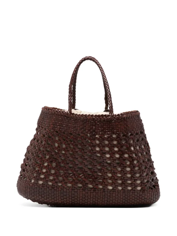DRAGON DIFFUSION Santa Cano Interwoven Tote Bag | Brown | FARFETCH