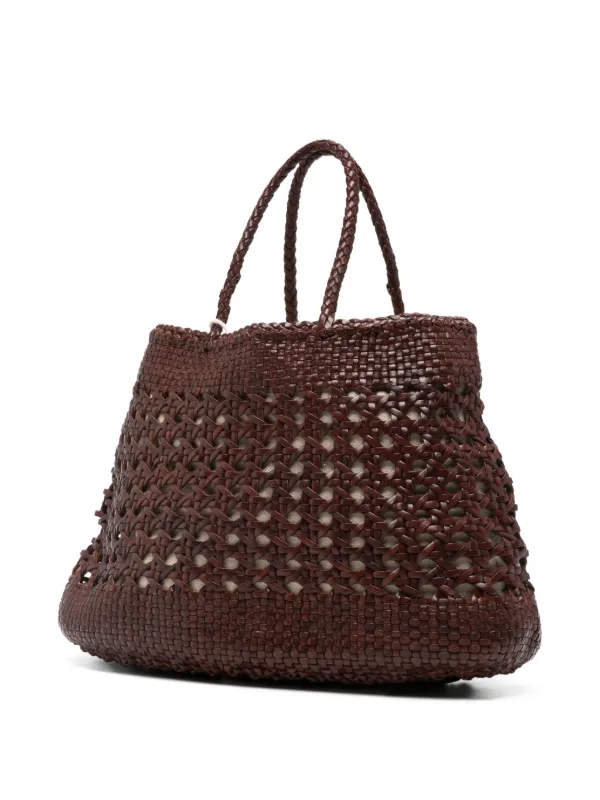 DRAGON DIFFUSION Santa Cano Interwoven Tote Bag | Brown | FARFETCH