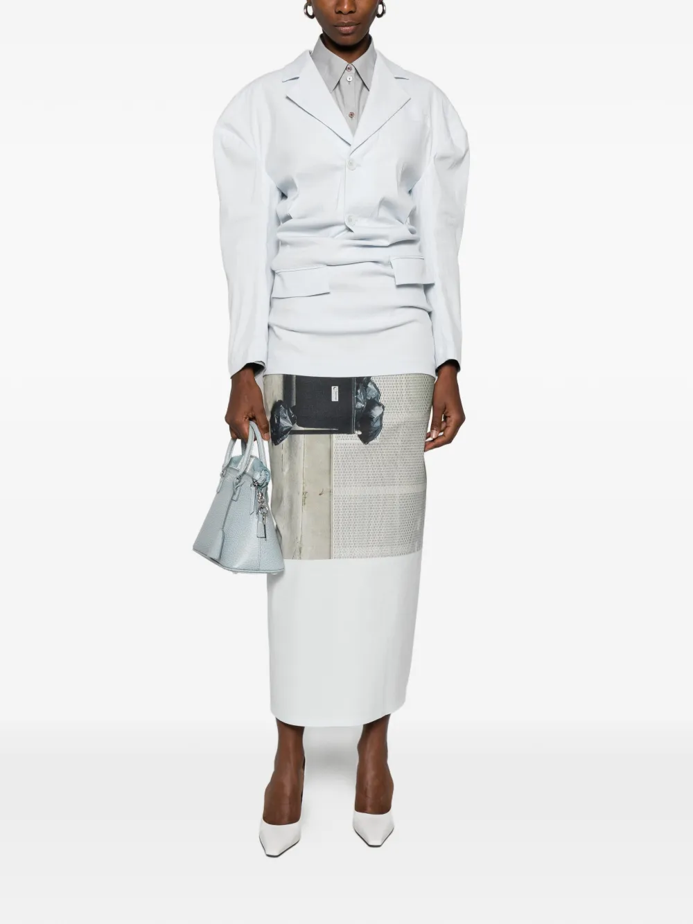 Issey Miyake Like Torso notched lapels blazer | Blazers | Image 2