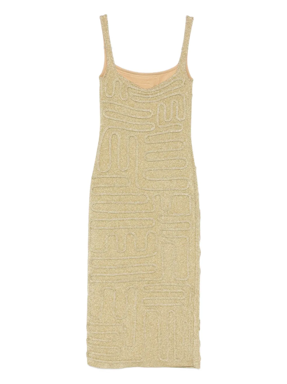 Cult Gaia Kymia Midi Dress In Gold