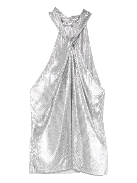 Rabanne halterneck chainmail blouse