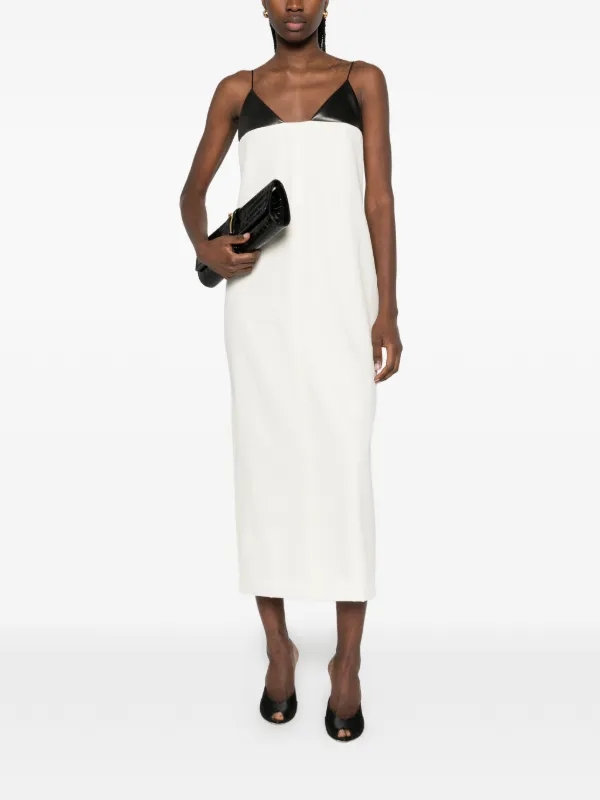 black tie midi dresses for women Black Linen Sleeveless Tie Back Flared Maternity Midi Dress – PinkBlush