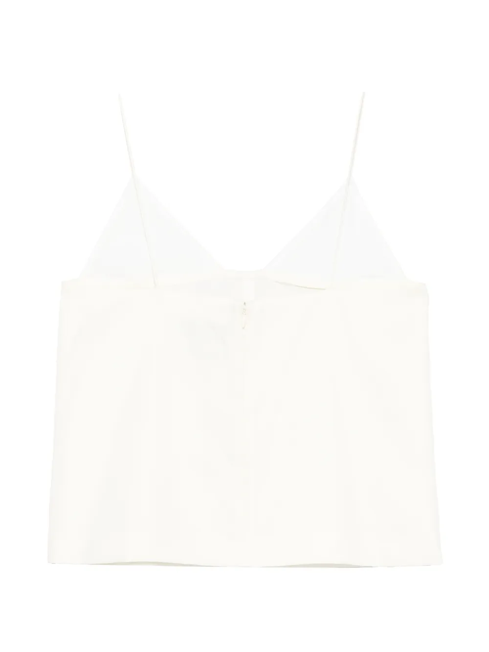  Brandon Maxwell Spaghetti-strap Top - Neutrals 