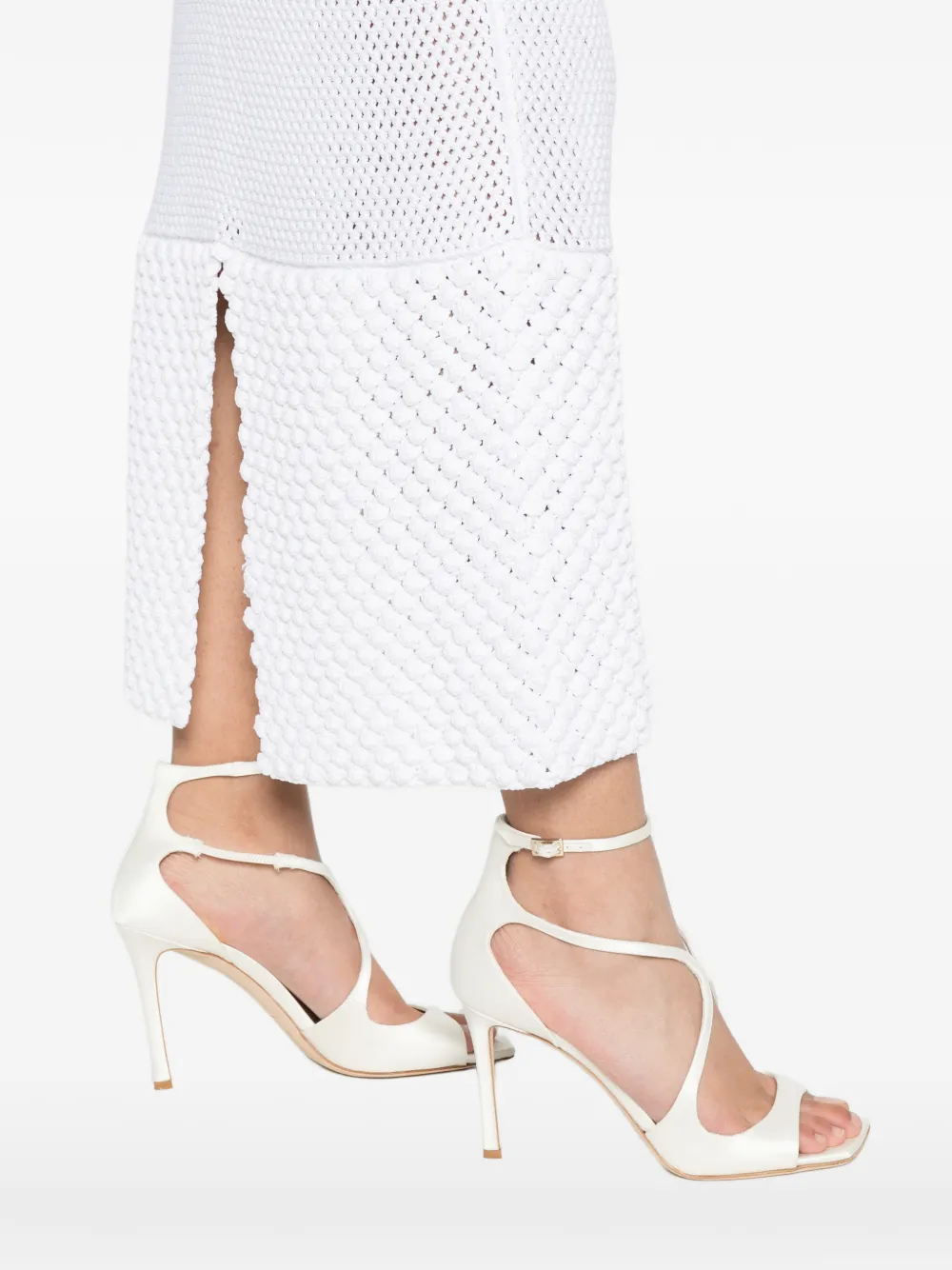 Brandon Maxwell Iris rok Wit