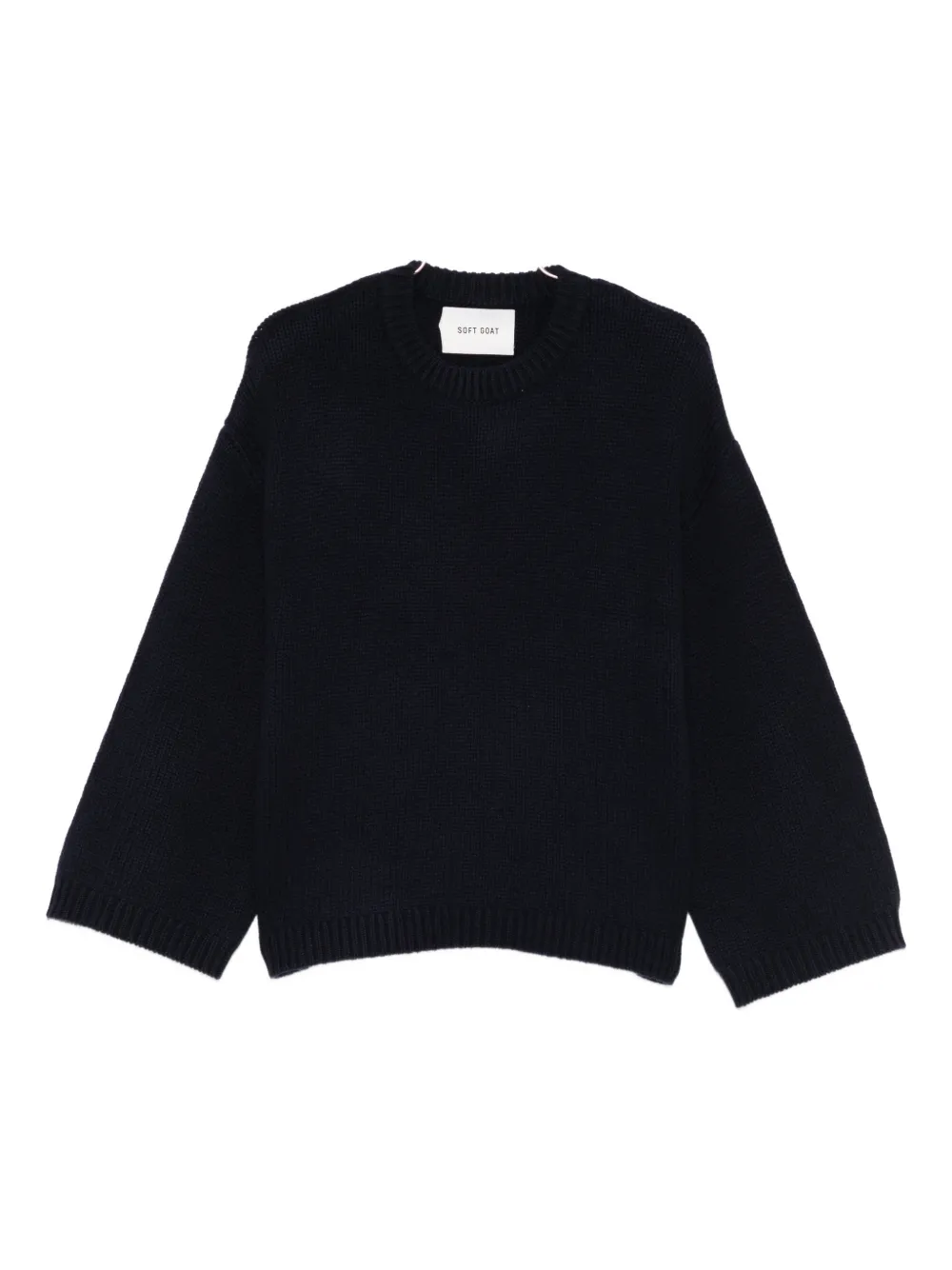 Soft Goat chunky cashmere crew-neck sweater - Blu