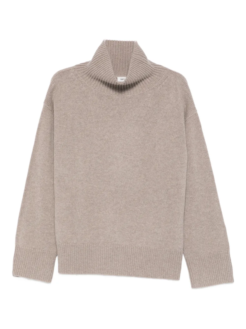 Soft Goat turtleneck cashmere sweater | Neutrals | Image 1