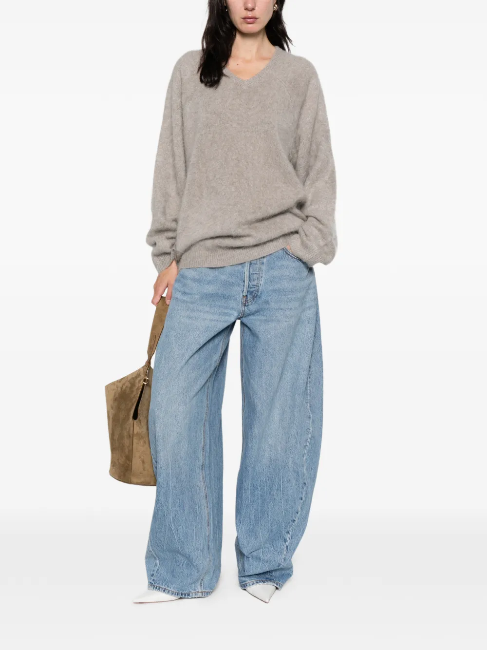 Soft Goat pull à col v | Pulls | Image 2