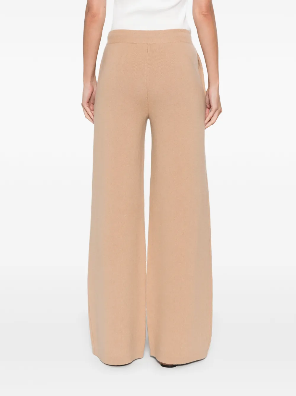 Soft Goat Dubbelgebreide broek Beige