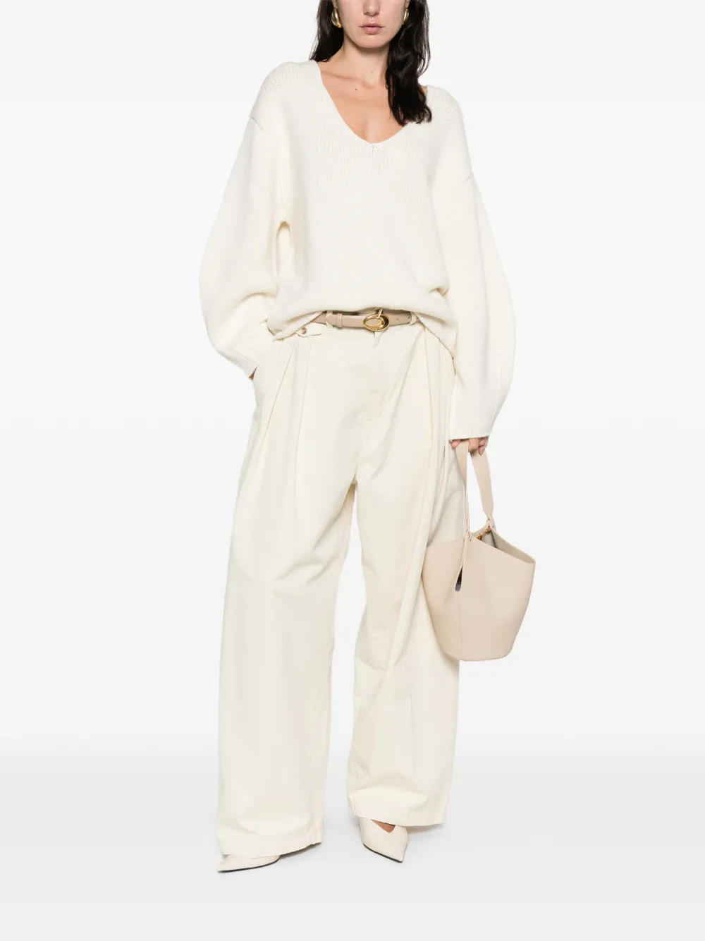 Soft Goat spaghetti-strap cashmere top | Knitted Tops | Image 2