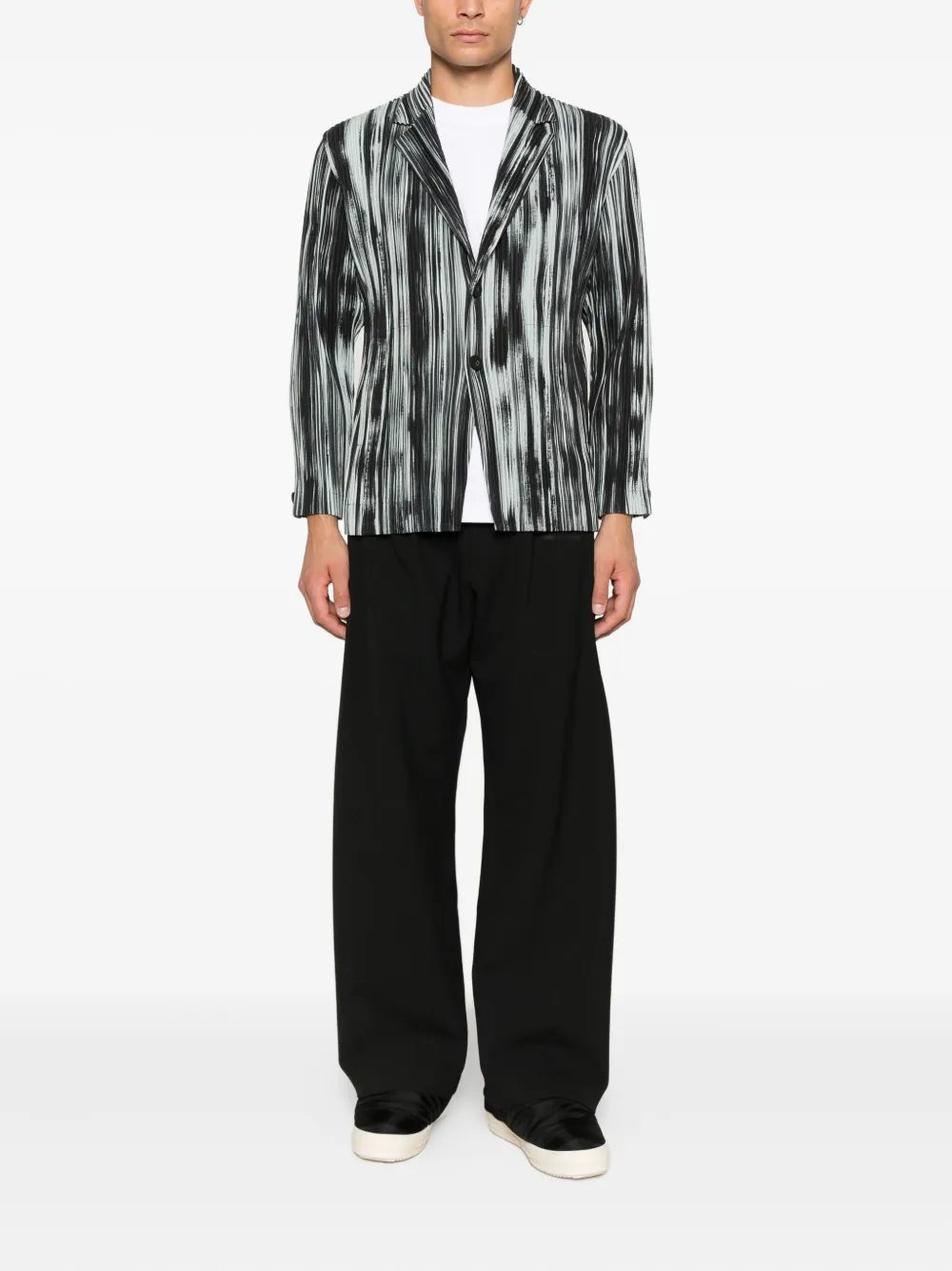 Homme Plissé Issey Miyake Blazer a righe | Blazer | Image 2