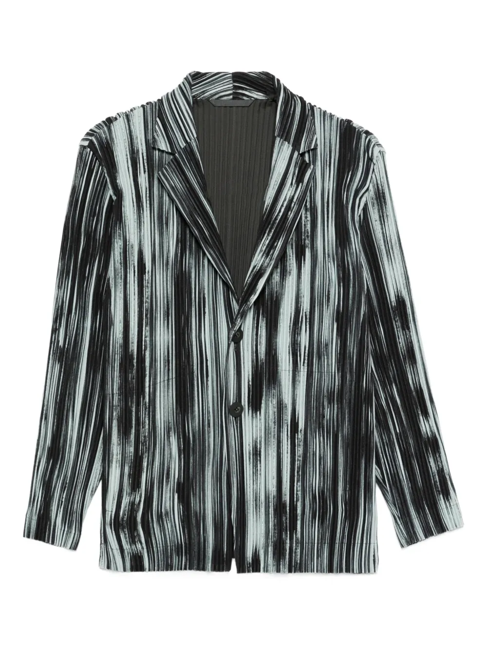 Homme Plissé Issey Miyake Blazer a righe | nero | Image 1