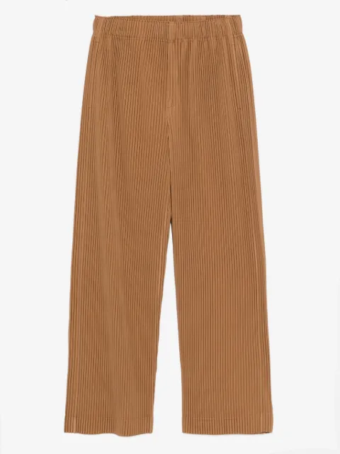 Homme Plissé Issey Miyake plissé straight-leg trousers
