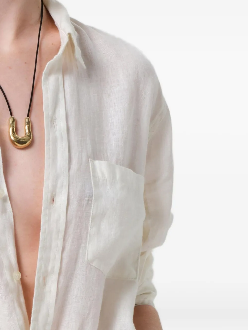 Citizens of Humanity Kayla pocket-detail shirt Wit