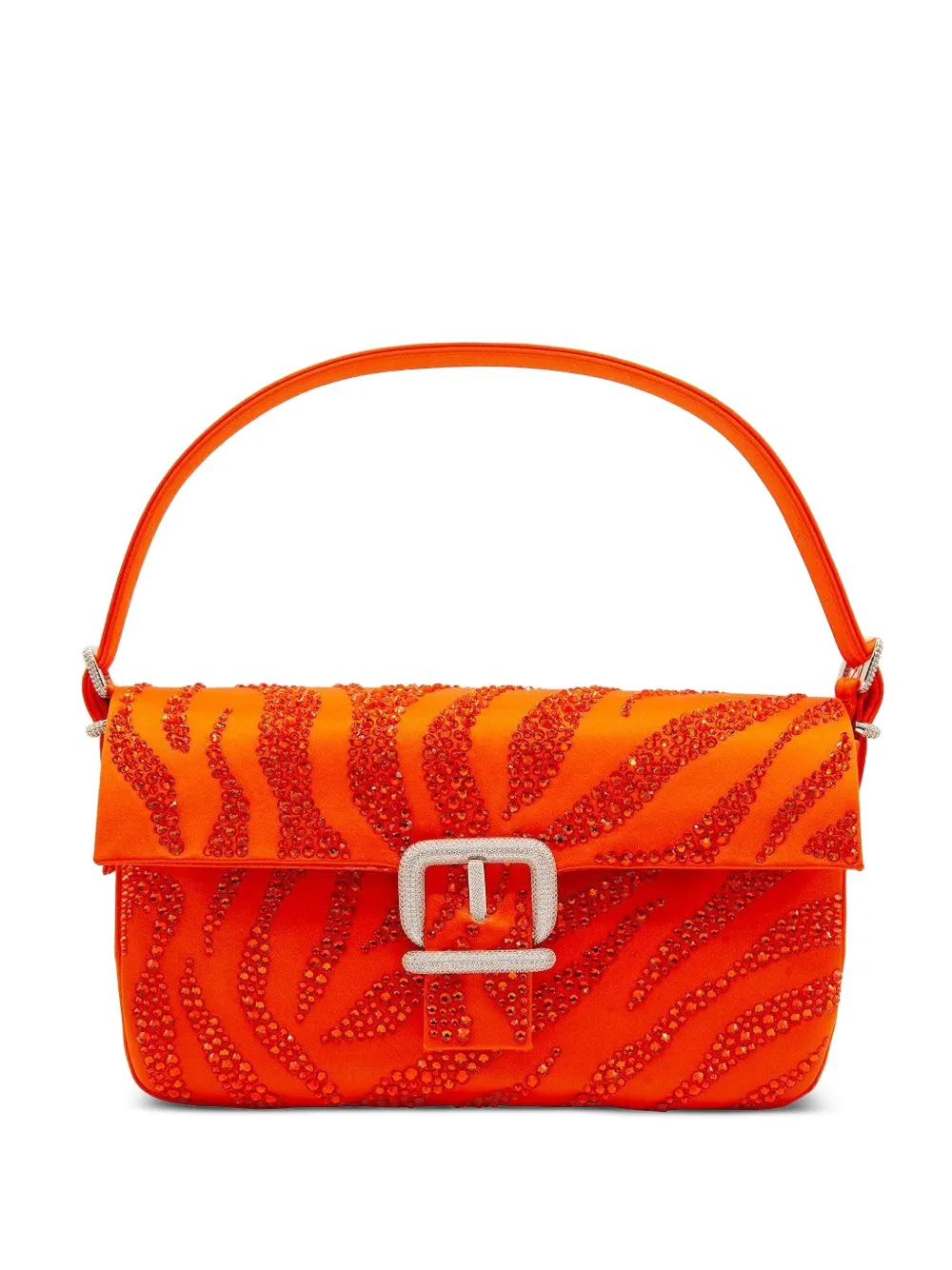 Gedebe Habibi Crystal-embellished Tote Bag In Orange