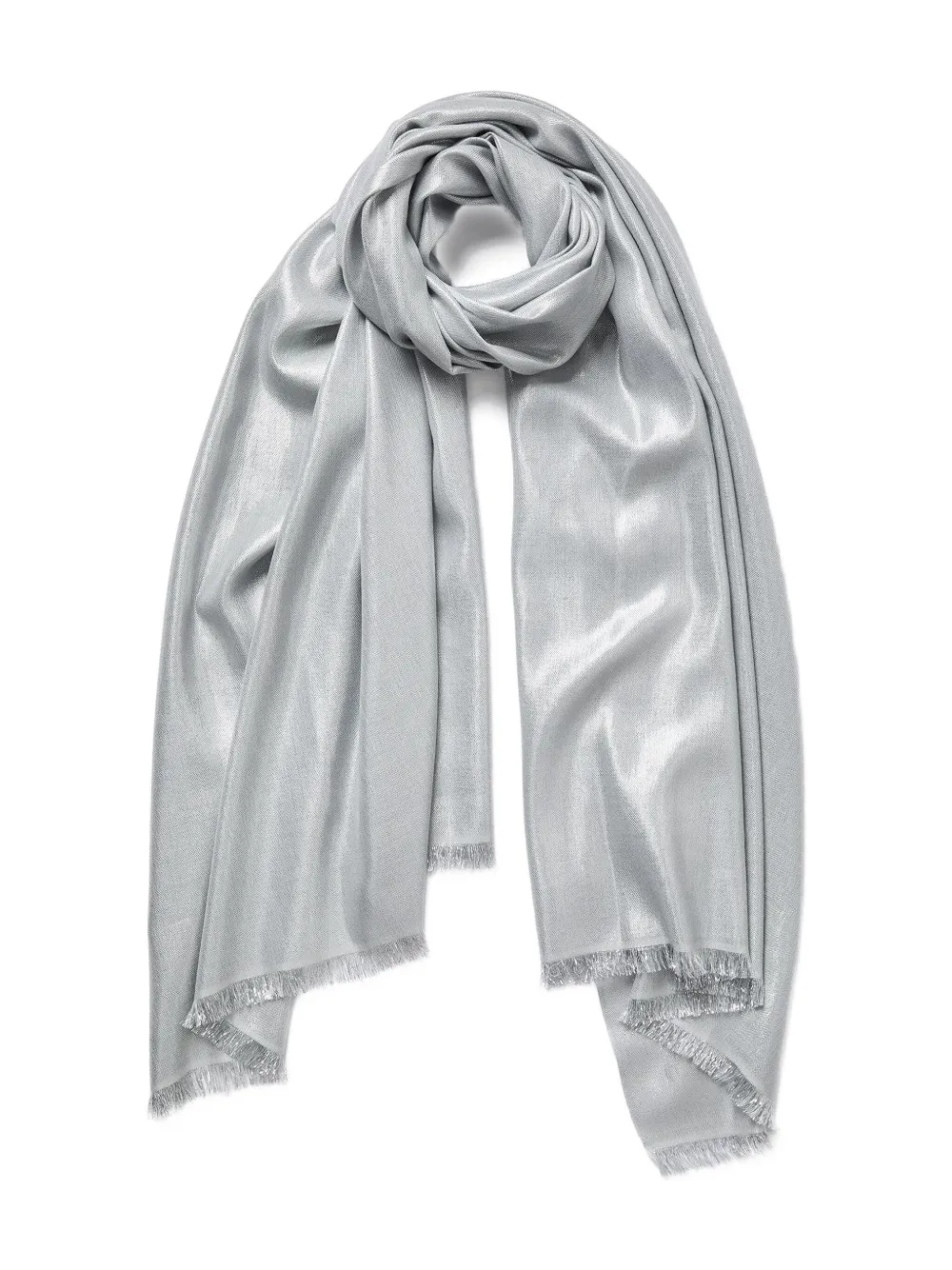 Jane Carr The Mercury Scarf In Gray