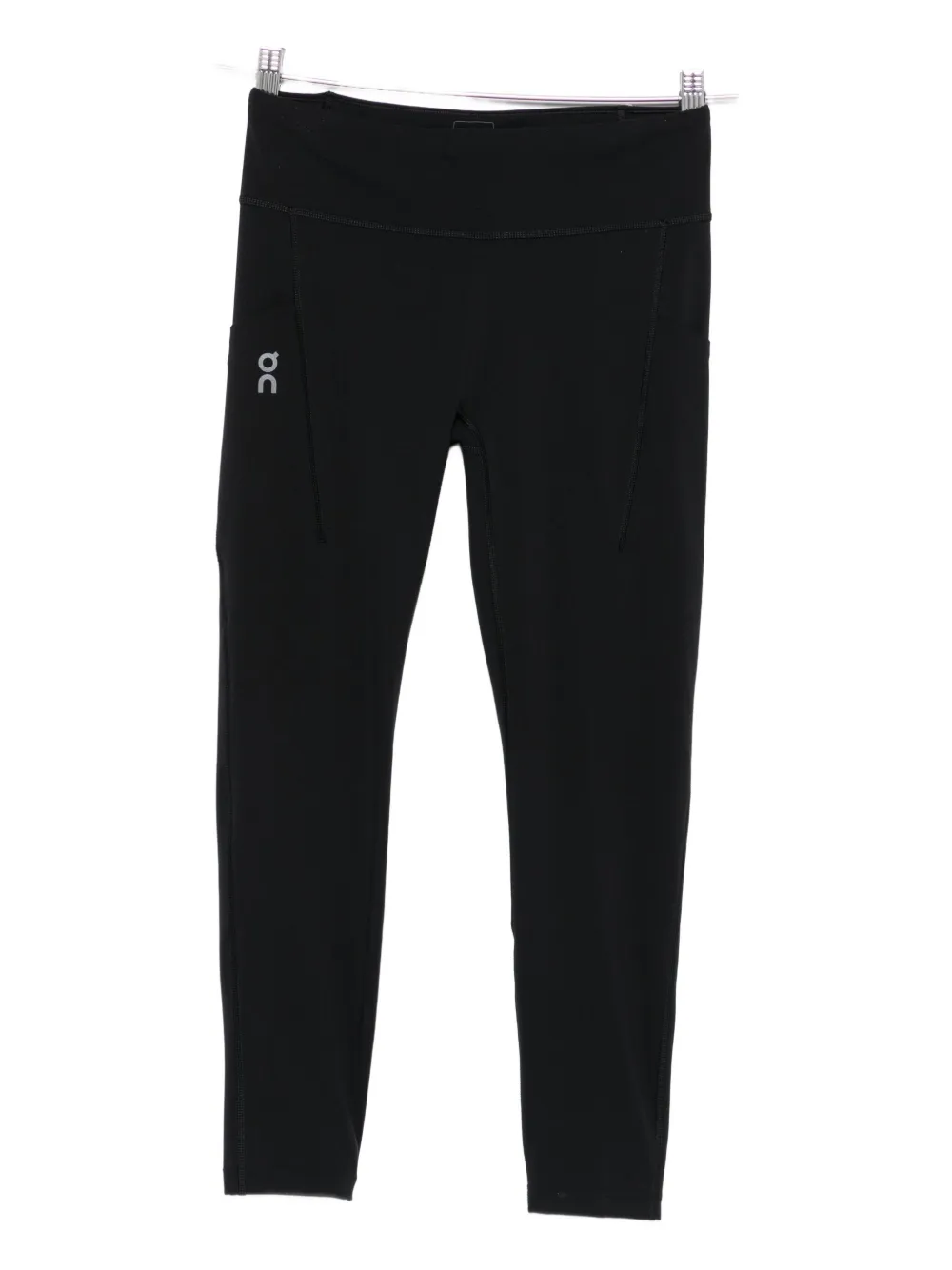 On Running Logo-print Performance Leggings In Black