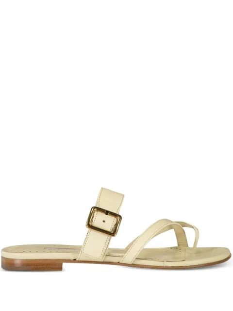 Manolo Blahnik Thalusa buckle-fastening leather sandals