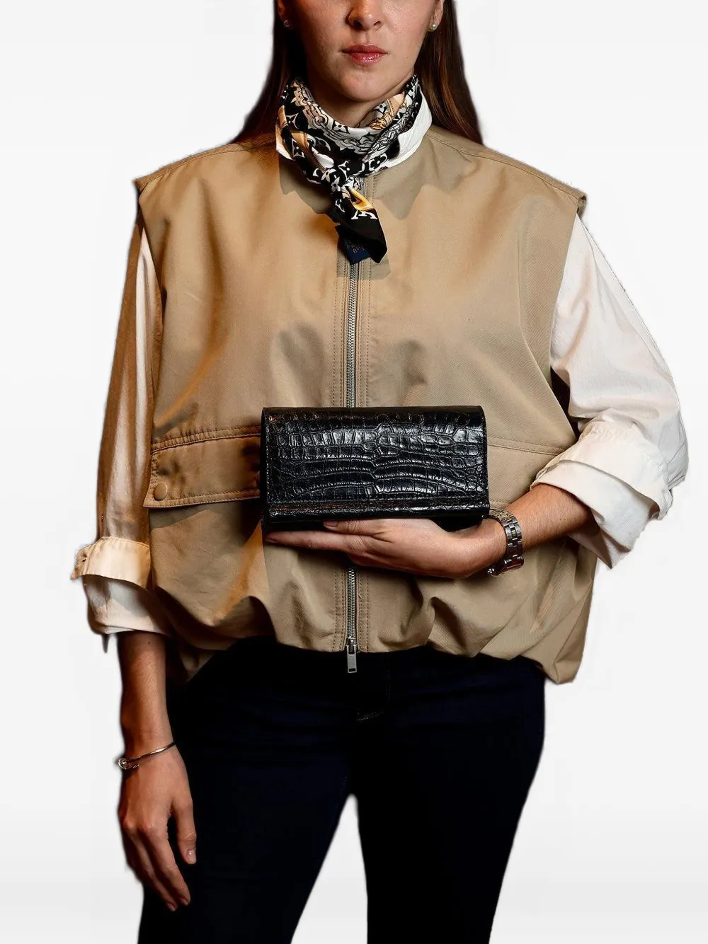 Angela Alvarez Demi Eva Bo Clutch Bag In Blue