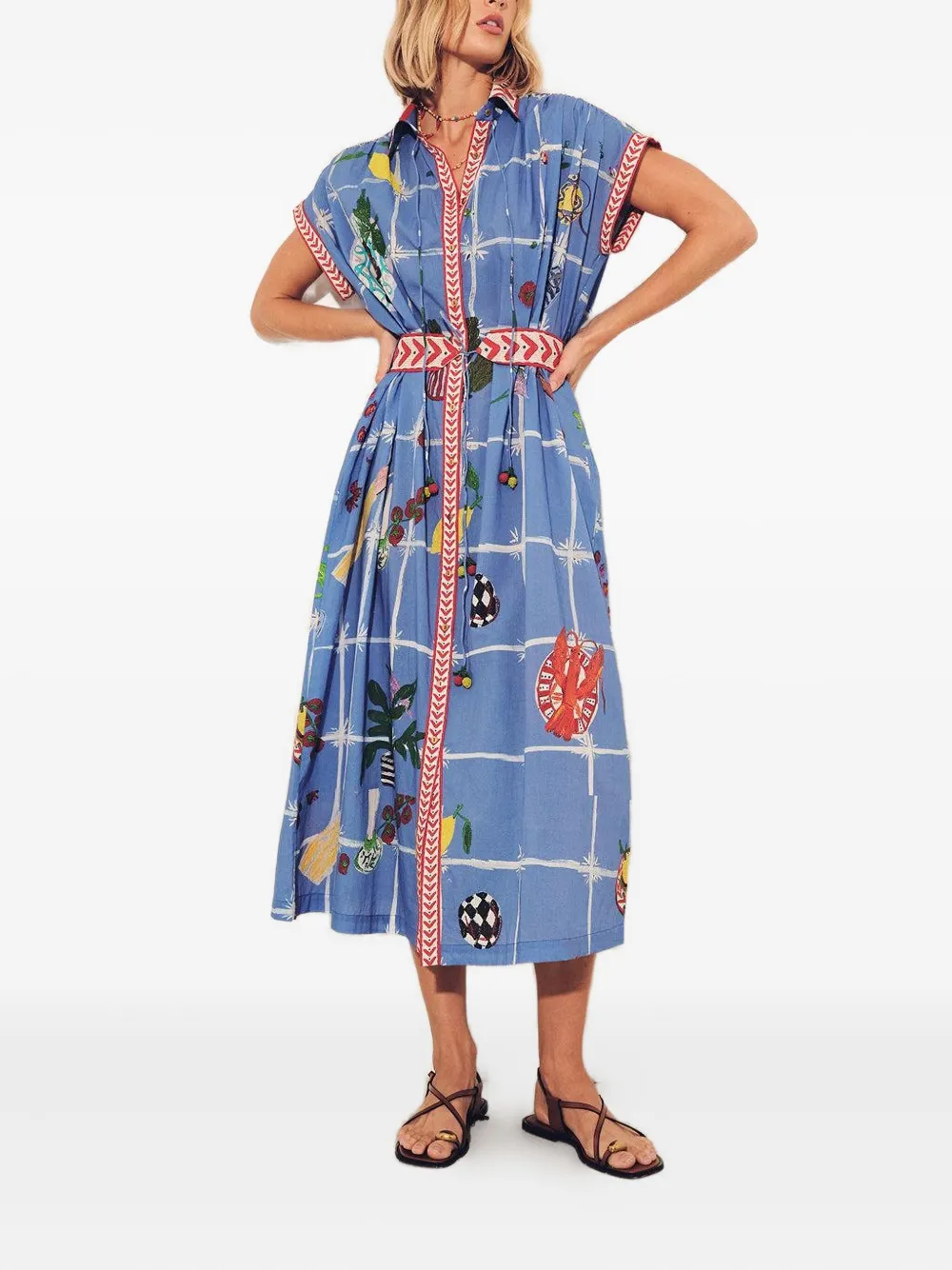 Carolina K Valerie dress - Blauw