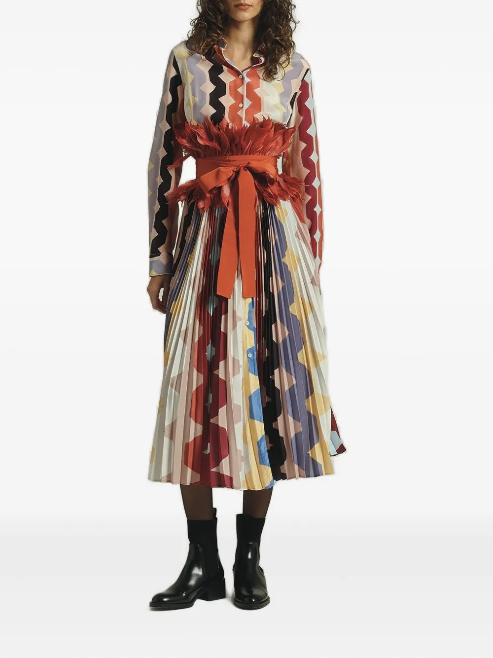 Sara Roka Ribbon belt - Oranje