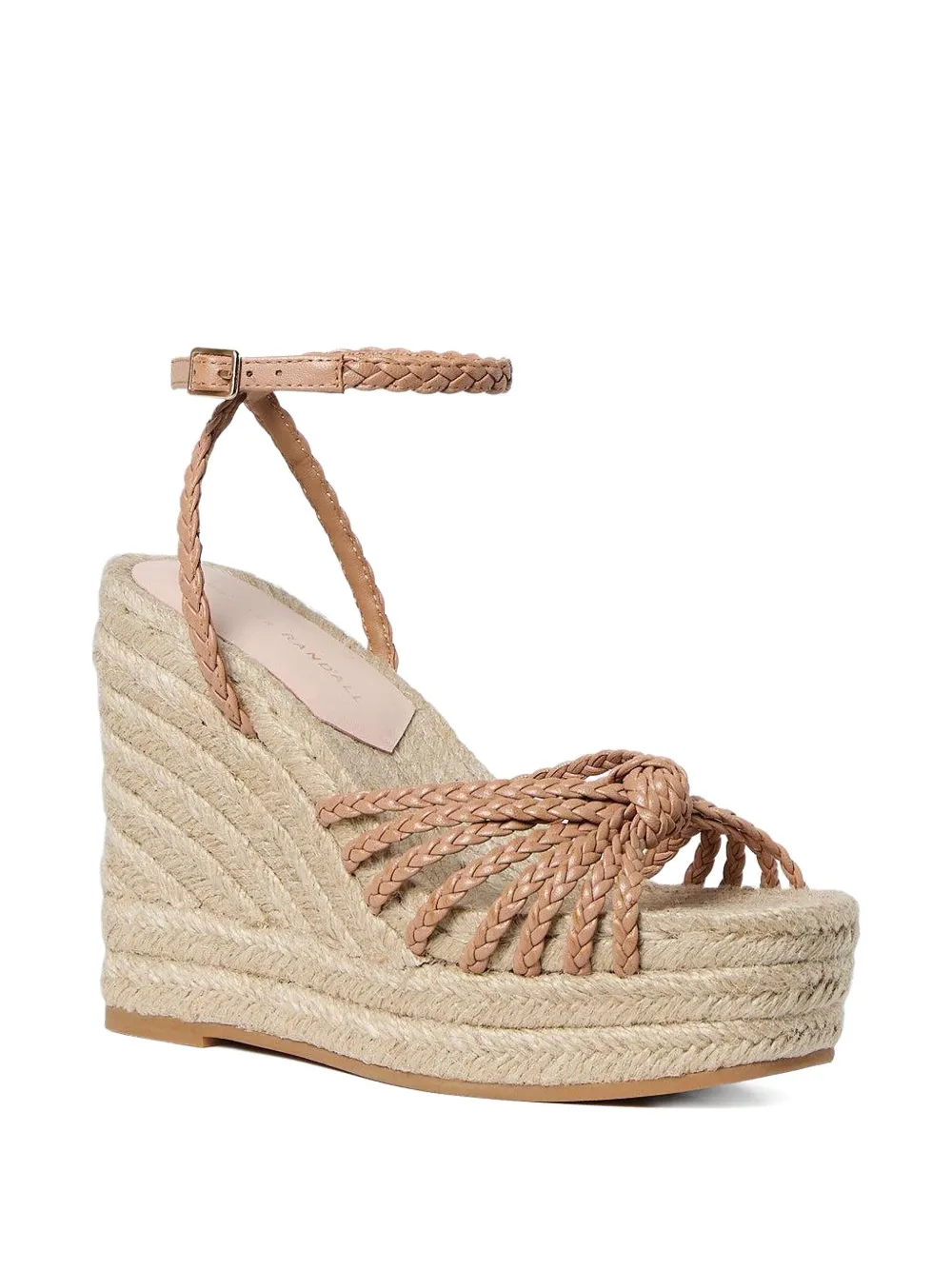 Loeffler Randall 130mm Pamela Knot-detail Sandals In Green