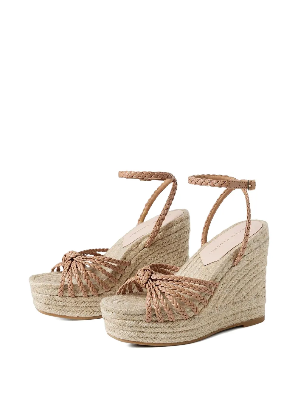 Loeffler Randall 130mm Pamela Knot-detail Sandals In Green