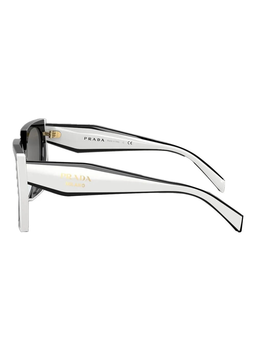 Prada Eyewear rectangular-frame sunglasses - Zwart