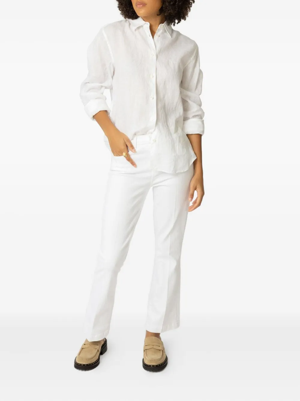 L'Agence Ali flared trousers - Wit