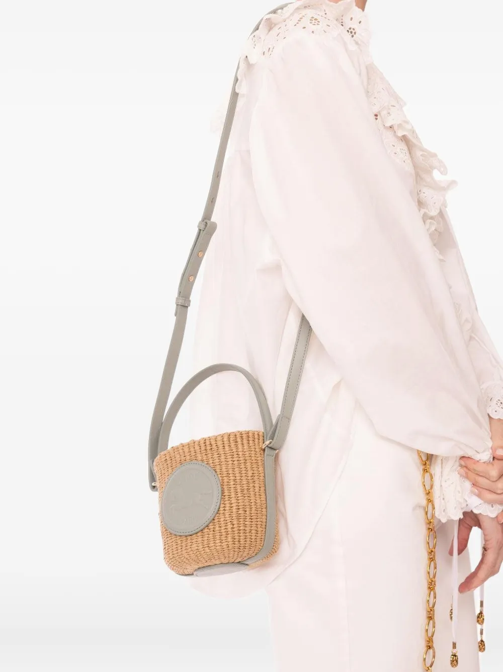 Chloé xMifuko small Horse Medal bucket bag | Image 2