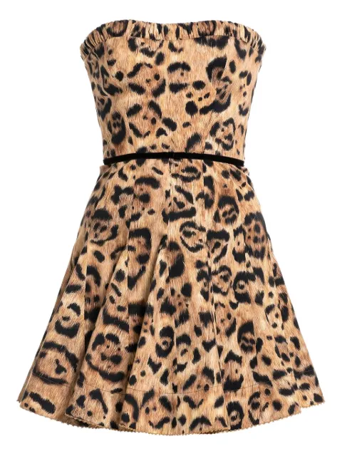 Agua By Agua Bendita Caudal Jaguar mini dress