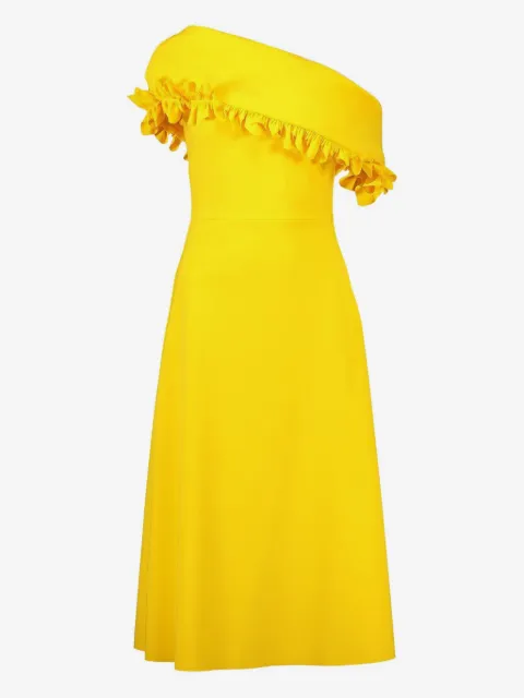 Greta Constantine Lofiyah one-shoulder ruffled dress