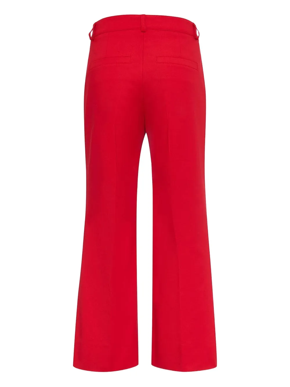 MAISON COMMON pressed-crease trousers - Rood
