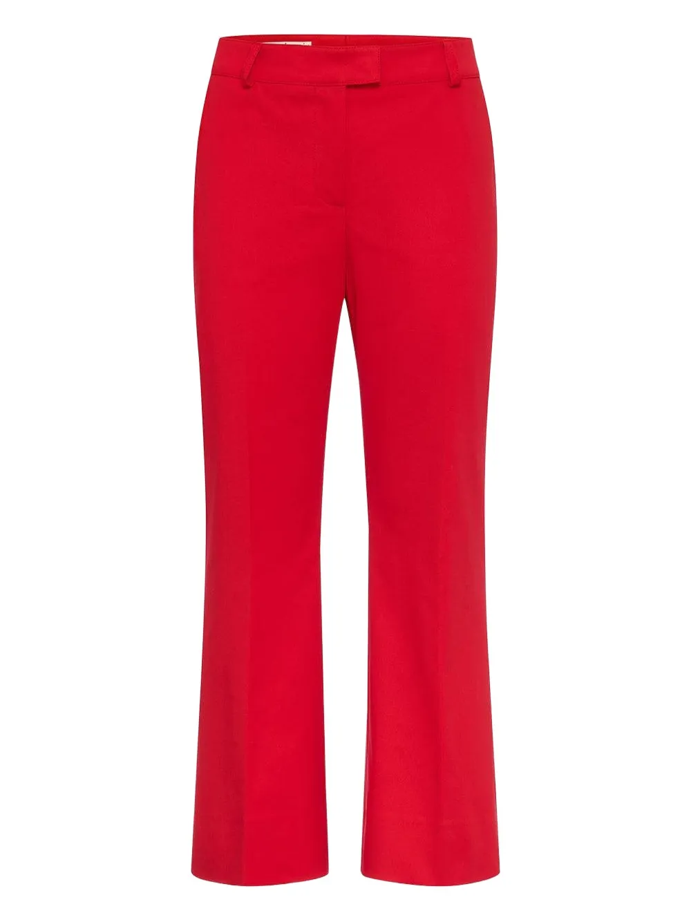 Maison Common Pressed-crease Trousers In Red