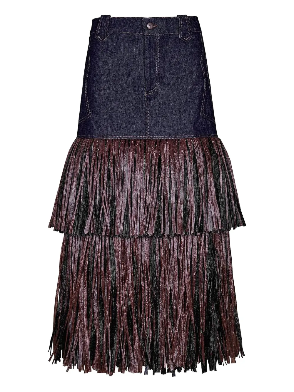 Johanna Ortiz Calipso skirt - Blu