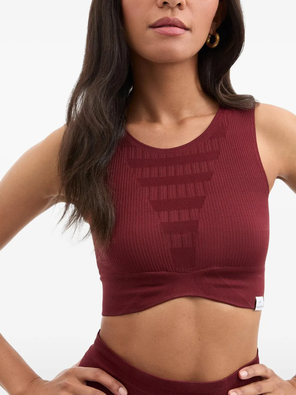 Veronica Beard x HEAD Sculpt sports bra Rood