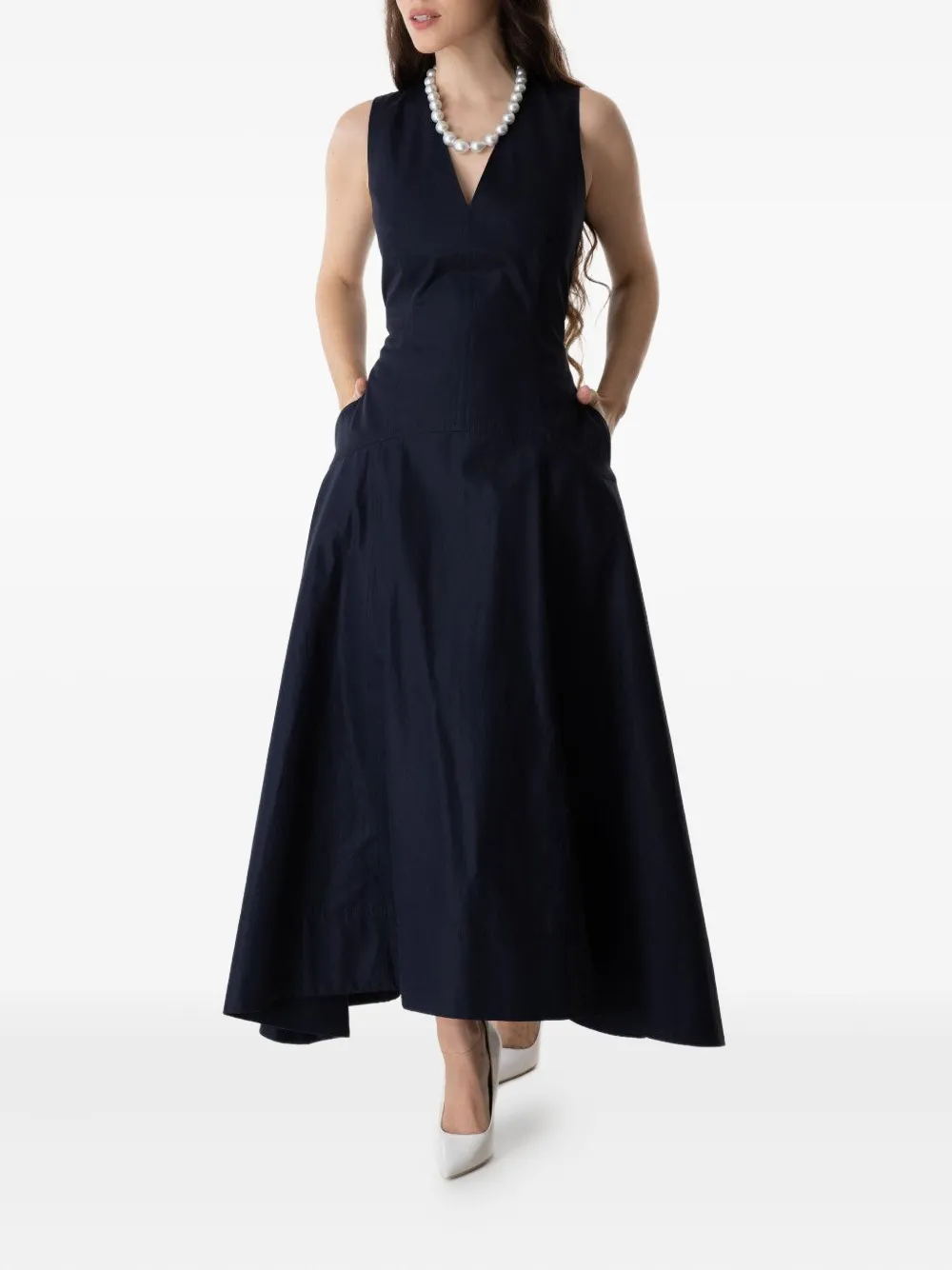 Adam Lippes Harlow dress - Blauw