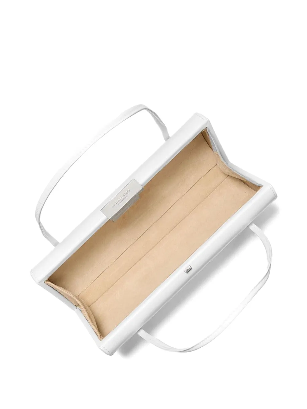 Michael Kors Collection Natalie barrel bag Wit