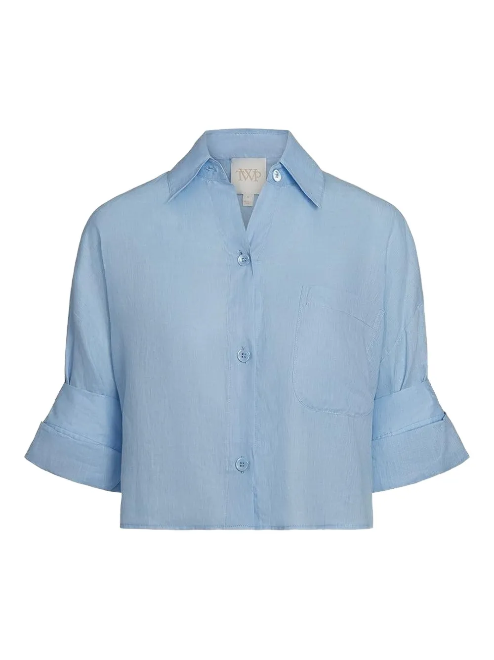 TWP Next Ex linen shirt - ブルー TWP Next Ex linen shirt - ブルー